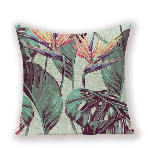 TROPICAL VIBE DECORATIVE PILLOW COVER C.9
